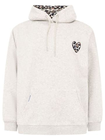 Hoodie "Leo Herz" in Grau