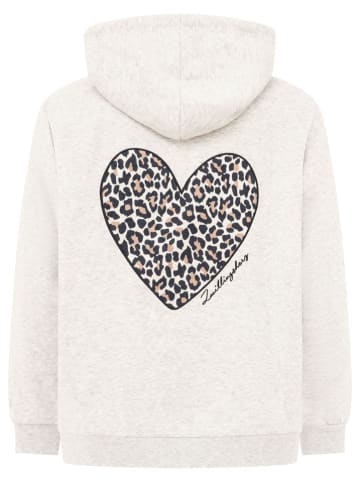 Hoodie "Leo Herz" in Grau