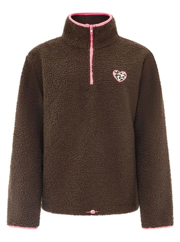 Zwillingsherz Bluza polarowa "Leo" w kolorze brązowym