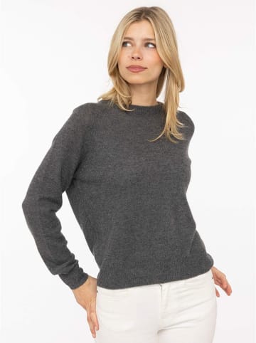 Zwillingsherz Sweter "Blogger" w kolorze antracytowym