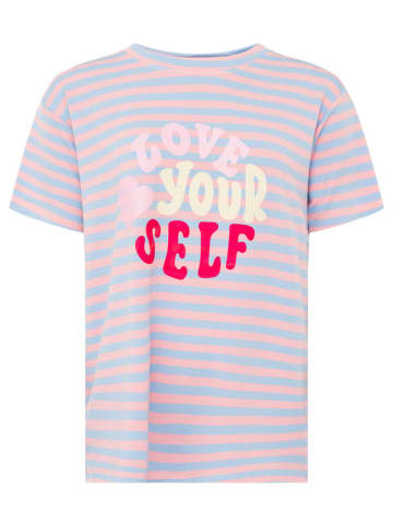 Zwillingsherz Shirt lichtroze/lichtblauw