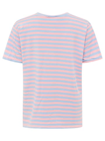 Zwillingsherz Shirt lichtroze/lichtblauw