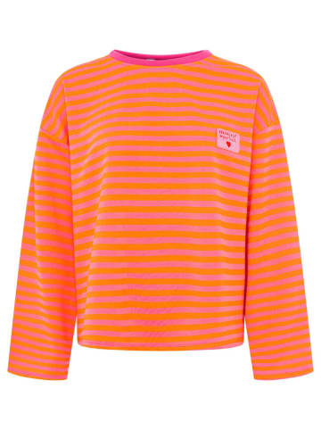 Zwillingsherz Longsleeve "Perfectly Imperfect" oranje