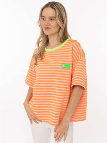 Zwillingsherz Shirt oranje
