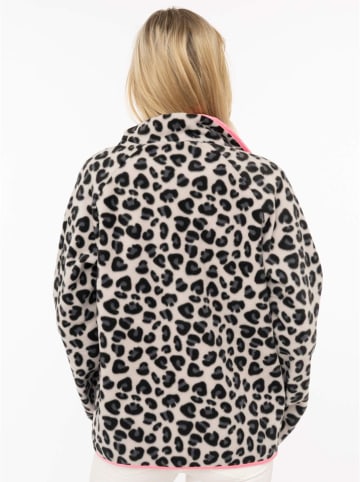 Zwillingsherz Fleecejacke in Creme