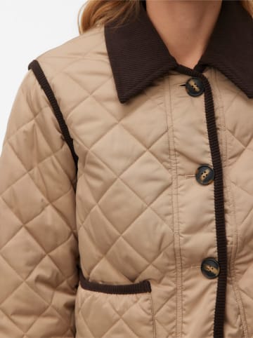 Vero Moda Steppjacke in Hellbraun