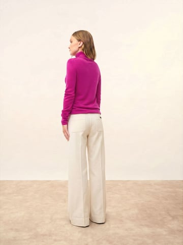 Just Cashmere Kaszmirowy golf "Ava" w kolorze fioletowym