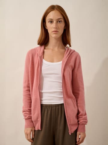 Just Cashmere Kaschmir-Cardigan "Debbie" in Rosa