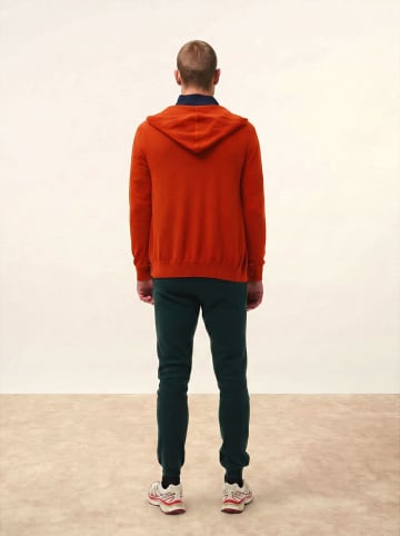Just Cashmere Kasjmieren vest "Elliot" rood