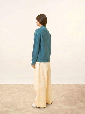 Just Cashmere Kaszmirowy sweter "Garcia" w kolorze niebieskim