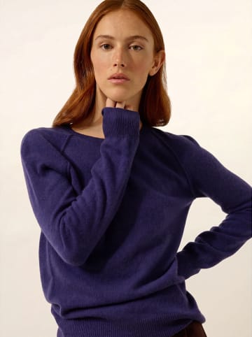 Just Cashmere Kaschmir-Pullover "Helen" in Pflaume