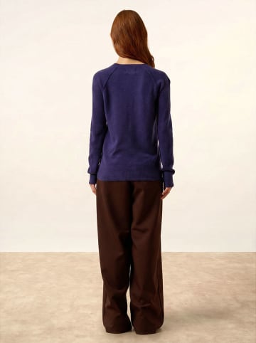 Just Cashmere Kaschmir-Pullover "Helen" in Pflaume