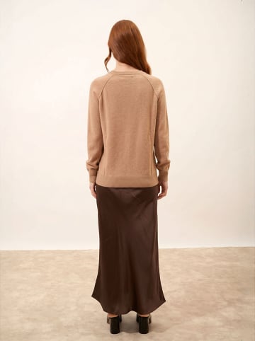 Kaschmir-Pullover "Helen" in Hellbraun