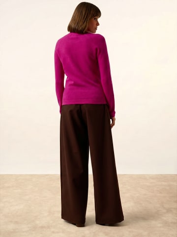 Just Cashmere Kasjmieren trui "Jane" paars