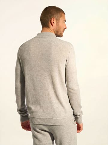 Just Cashmere Kasjmieren trui "Nour" lichtgrijs