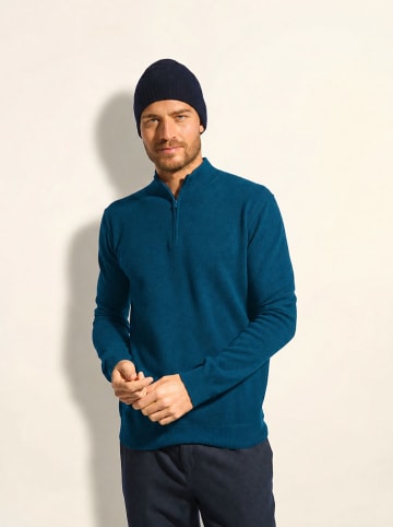 Just Cashmere Kaszmirowy sweter "Nour" w kolorze niebieskim