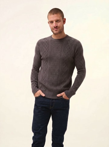 Just Cashmere Kaschmir-Pullover "Thurid" in Dunkelbraun