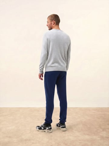 Just Cashmere Kaschmir-Pullover "Walt" in Hellgrau