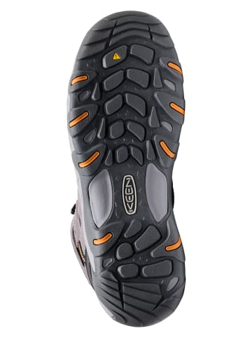 Keen Leder-Wanderschuhe "Headout Mid" in Grau
