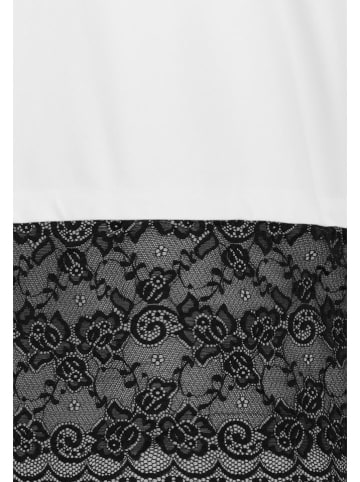Sublevel Shirt in Weiß/ Schwarz