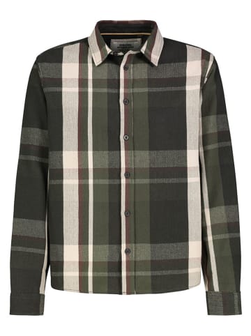 Hemd in Anthrazit/ Khaki