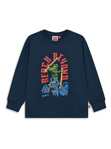 LEGO Longsleeve "Taj 608" in Dunkelblau