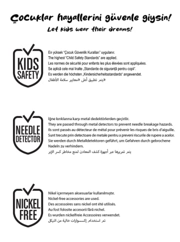 Denokids 2-delige outfit crème/donkerblauw