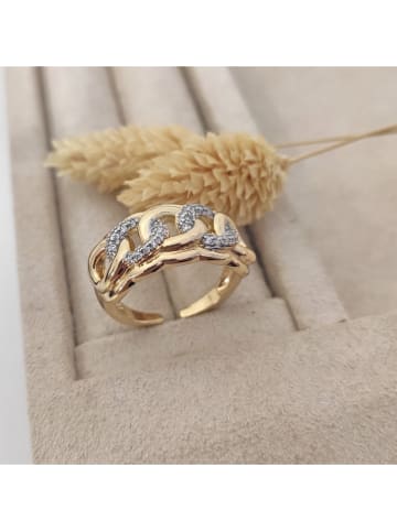 Nakkash Vergold. Ring mit Edelsteinen