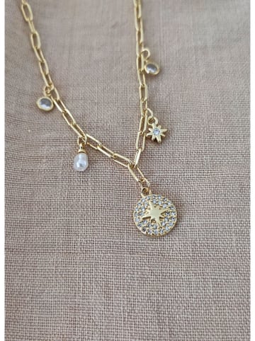 Nakkash Vergulde ketting met sierelementen - (L)42 cm