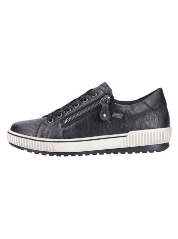 remonte Leder-Sneakers in Schwarz