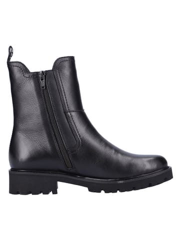 remonte Leder-Chelsea Boots in Schwarz