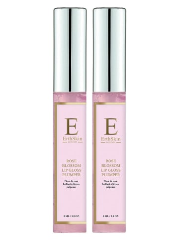 ErthSkin 2er-Set: Lipglosse ''Rose Blossom'' - 2x 8 ml