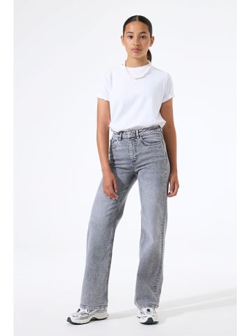 Garcia Spijkerbroek "Ilvy" - straight fit - lichtgrijs