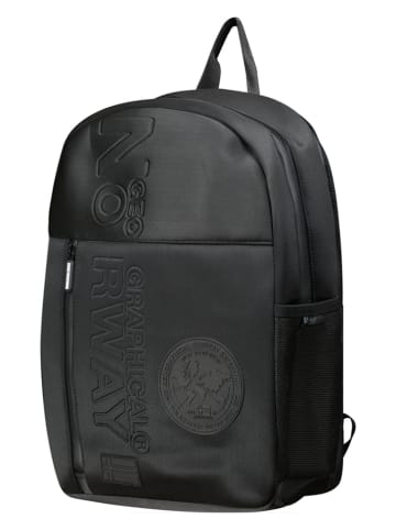 Geographical Norway Rugzak "Sofortable" zwart - (B)30 x (H)40 x (D)12 cm