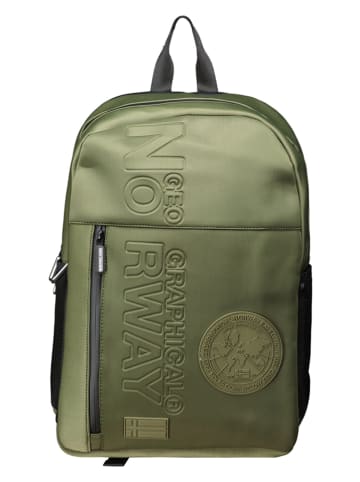 Geographical Norway Plecak "Sofortable" w kolorze khaki - 30 x 40 x 12 cm
