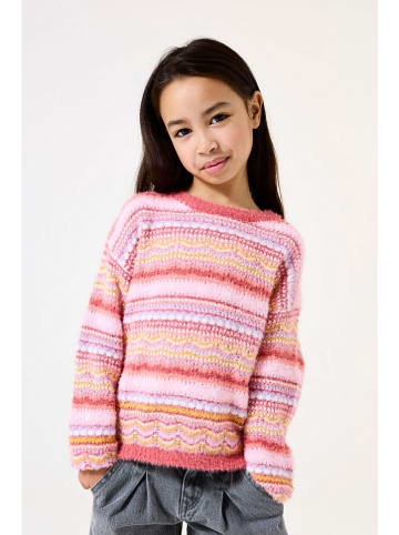 Garcia Pullover in Rot/ Rosa