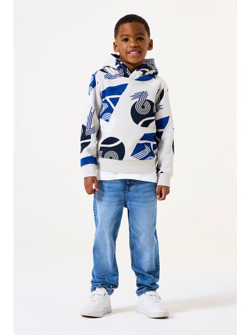 Garcia Hoodie wit/blauw