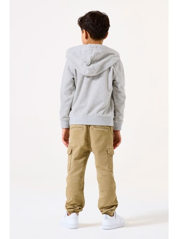 Garcia Sweatjacke in Hellgrau/ Blau