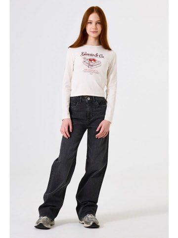 Garcia Longsleeve in Weiß/ Rot