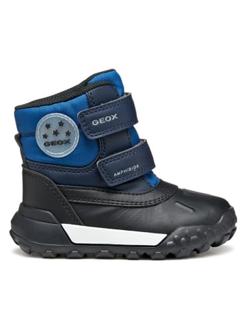 Geox Winterstiefel "Trekkyup" in Blau/ Schwarz