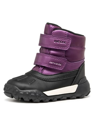 Geox Winterlaarzen "Trekkyup" paars/zwart