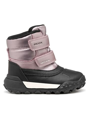 Geox Winterlaarzen "Trekkyup" lichtroze/zwart