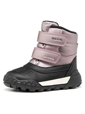 Geox Winterstiefel "Trekkyup" in Rosa/ Schwarz