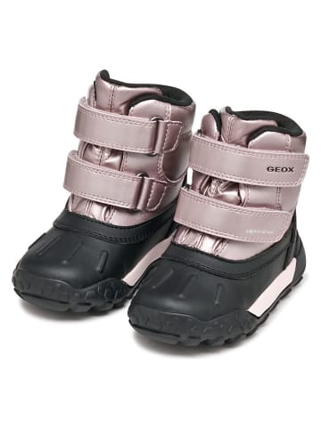 Geox Winterlaarzen "Trekkyup" lichtroze/zwart