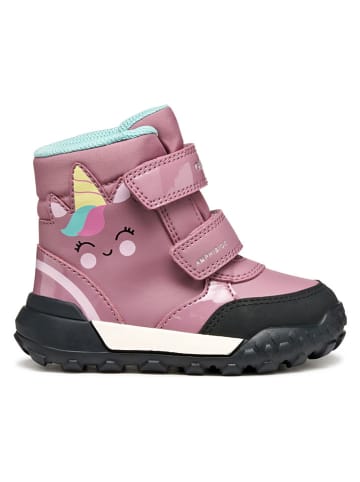 Geox Winterstiefel "Trekkyup" in Rosa