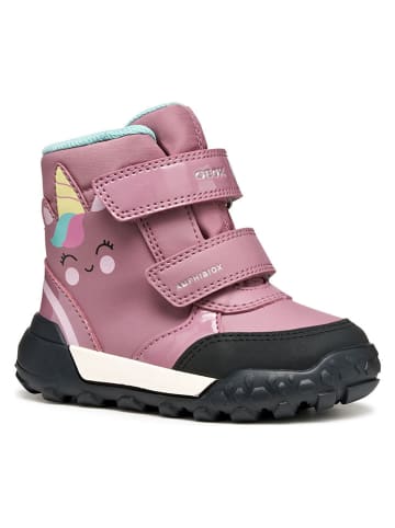Geox Winterstiefel "Trekkyup" in Rosa