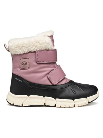 Geox Winterlaarzen "Flexyper" lichtroze/zwart