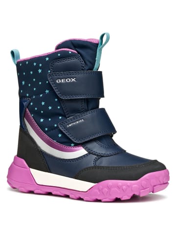 Geox Winterlaarzen "Trekkyup" donkerblauw/paars