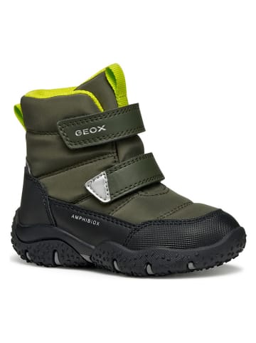 Geox Botki zimowe "Baltic" w kolorze khaki