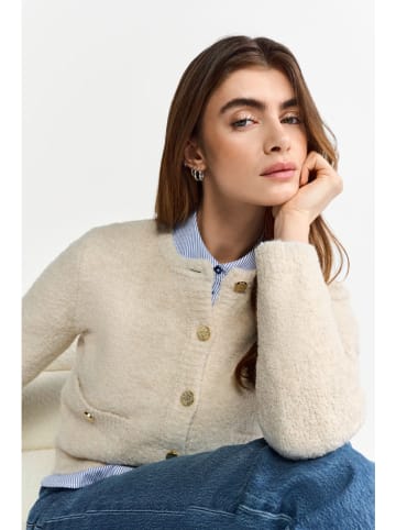 Rich & Royal Cardigan in Beige